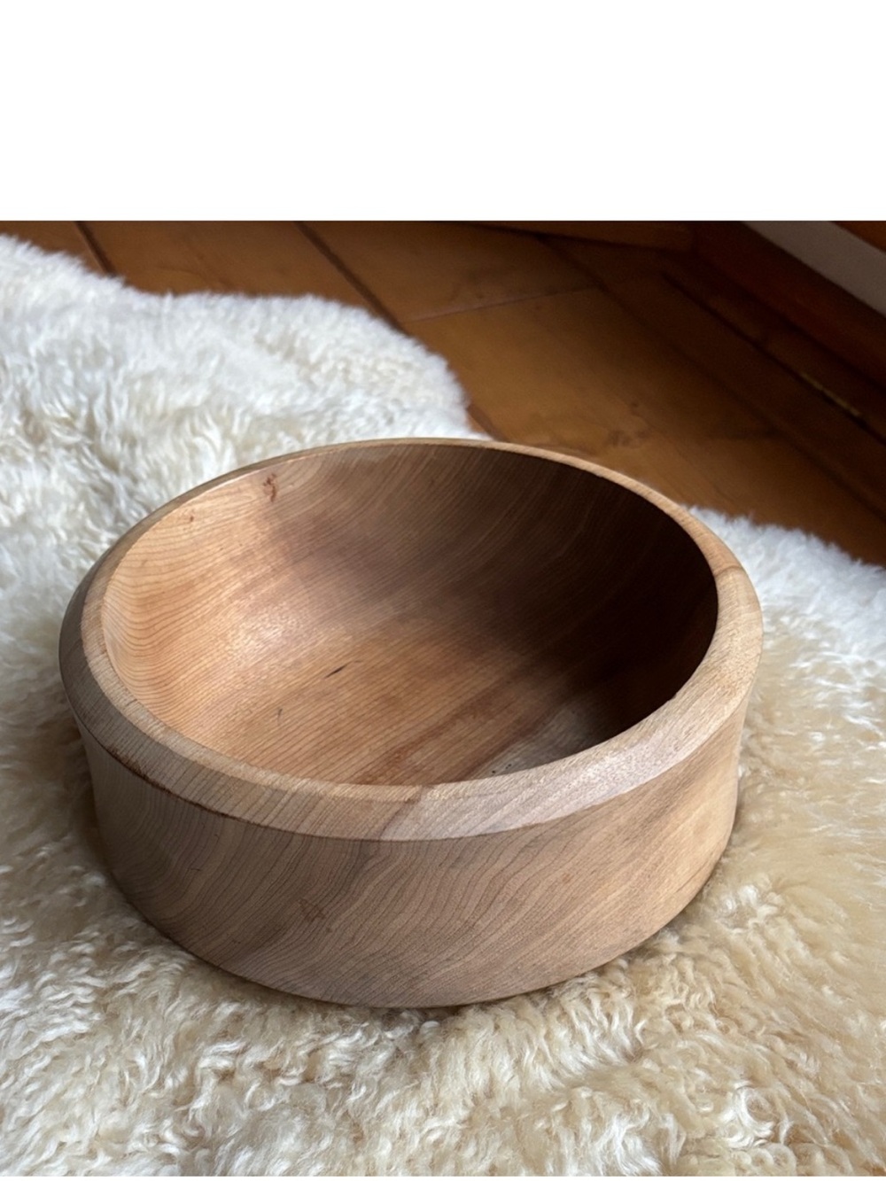 Vintage Handcrafted Wooden Bowl